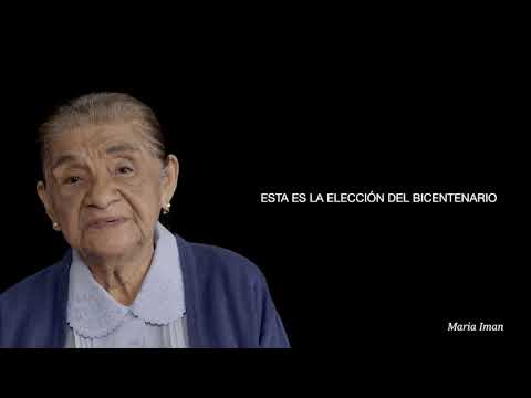 ? #TuVozEsNuestraVoz |María nos pide a todos los peruanos ir a votar en la elección del bicentenario