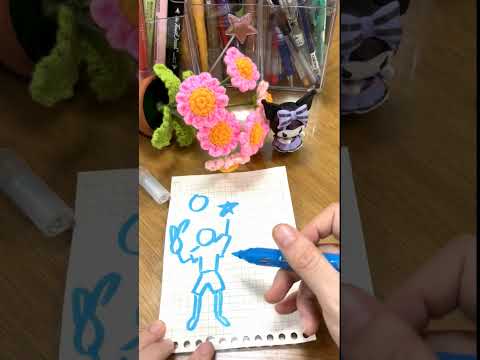 Cậu bé vẽ tranh siu đẹp tặng cô giáo🦸♀️#shorts #shortvideo #trending #trendingshorts #youtubeshorts