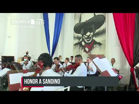 Emotivo recital poético y musical en homenaje al General Sandino - Nicaragua