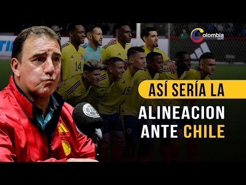 Once titular de Colombia para enfrentar a Chile: camino a la Copa Mundo 2026