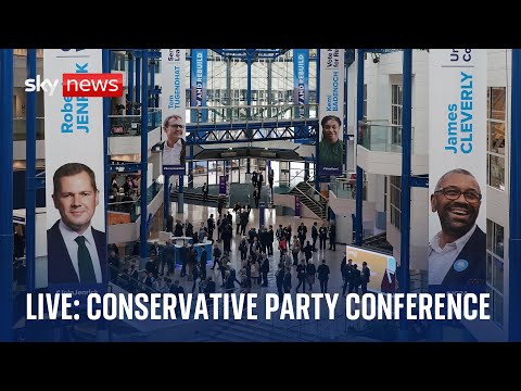 Watch live: Conservative Party Conference Day 1 - Rishi Sunak delivers speech