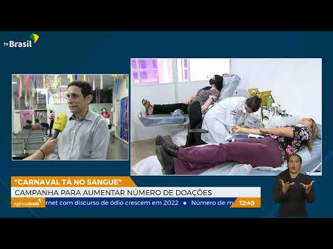 Campanha Carnaval tá no Sangue busca aumentar número de doações no RJ