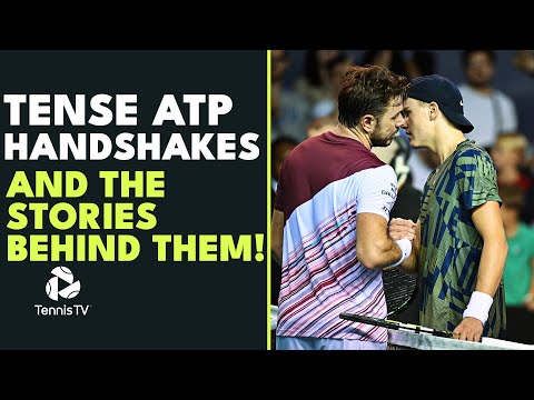 Most Tense ATP Handshakes & The Stories Behind Them! 👀