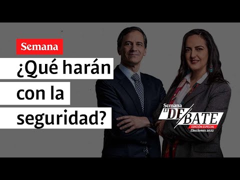 Inseguridad en Colombia: el choque entre Rafael Nieto y María Fernanda Cabal | Elecciones 2022