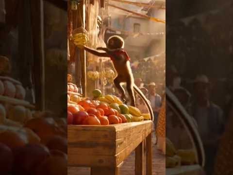 Smart Monkey Stole Everything in Market 😂