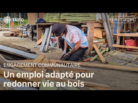 Le bois destiné à l'enfouissement est revendu à prix modique