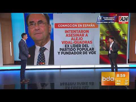 Conmoción en España: intento de asesinato de Alejo Vidal-Quadras, ex líder del partido popular