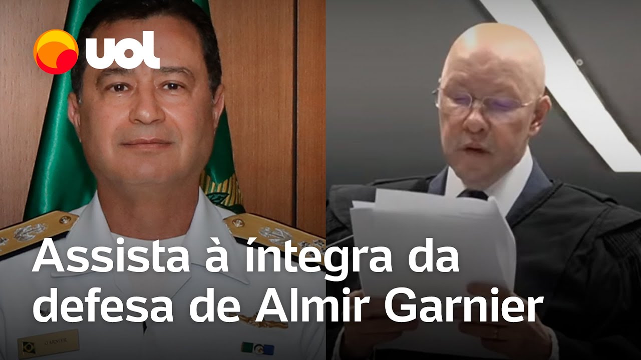 Advogado de Garnier elogia ministros e diz que almirante não fez nada disso veja íntegra