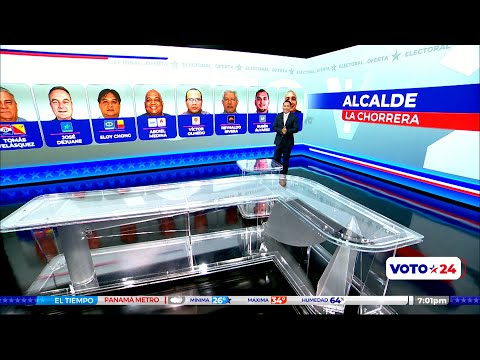 Candidatos a Alcaldía de La Chorrera en el 2024