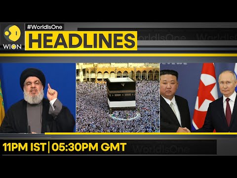 Hezbollah chief warns Israel against war | Saudi Hajj heatwave toll crosses 600 | WION Headlines