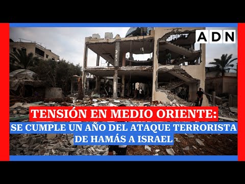 TENSIÓN EN MEDIO ORIENTE: se cumple un año del ataque terrorista de Hamás a Israel