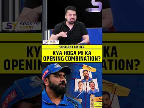 KYA HOGA MI KA OPENING COMBINATION? #mumbaiindians #rohitsharma