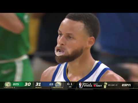 Exciting 1st QTR Finish In Celtics vs Warriors - Game 2 #NBAFinals video clip