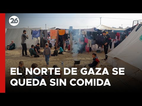 Nueva advertencia de la ONU: el norte de Gaza se queda sin comida