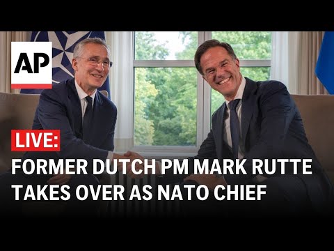 LIVE: NATO chief Jens Stoltenberg hands over leadership to Mark Rutte