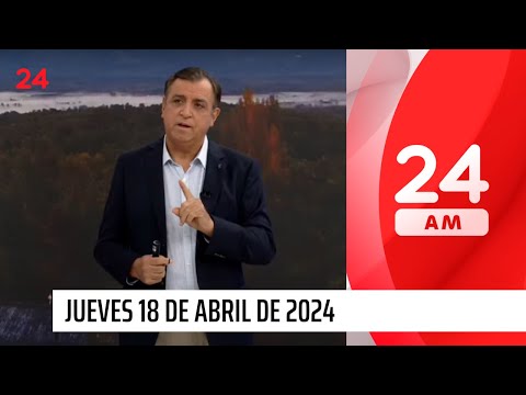 El tiempo con Iván Torres: jueves 18 de abril de 2024 | 24 Horas TVN Chile