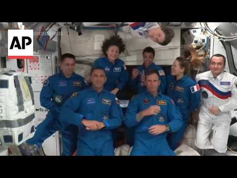 Astronauts arrive at International Space Station on quickest US express flight yet