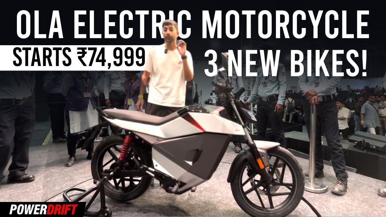 Ola Roadster electric motorcycle range starts at ?75,000 | PowerDrift QuickEase