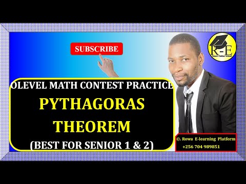 007A – OLEVEL MATH CONTEST PRACTICE – PYTHAGORAS THEOREM | FOR SENIOR 1 & 2