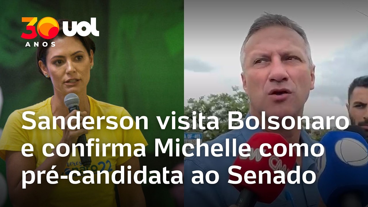 Deputado visita Bolsonaro na Papudinha e confirma Michelle e Bia Kicis como pré candidatas ao Senado