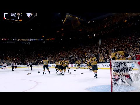 Final moments of Game 5 sees Vegas celebrate | 2023 Quest for the Stanley Cup