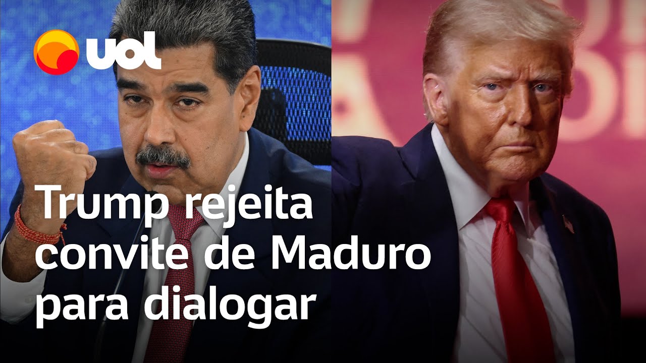 Trump rejeita convite de Maduro para dialogar sobre presença militar dos EUA no Caribe Mentiras