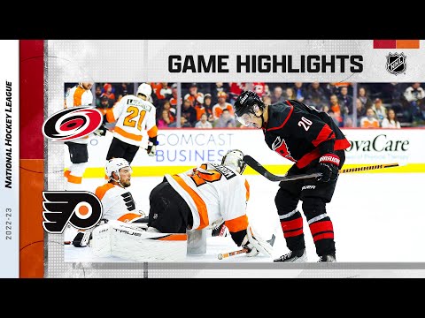 Hurricanes @ Flyers 3/18 | NHL Highlights 2023