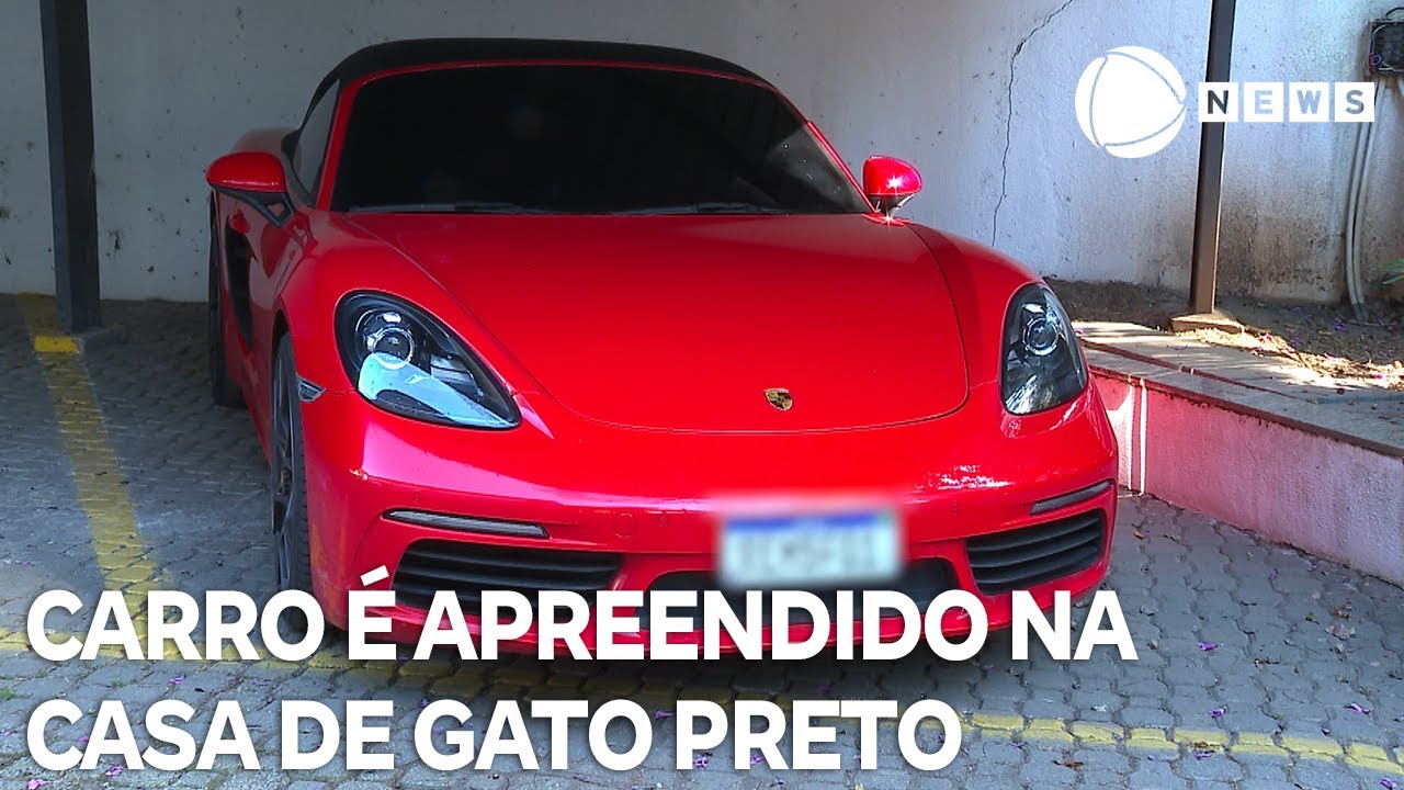 Carro de luxo é apreendido na casa do influenciador Gato Preto
