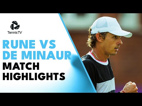 Holger Rune vs Alex De Minaur Semi-Final Encounter | Queen's 2023 Highlights