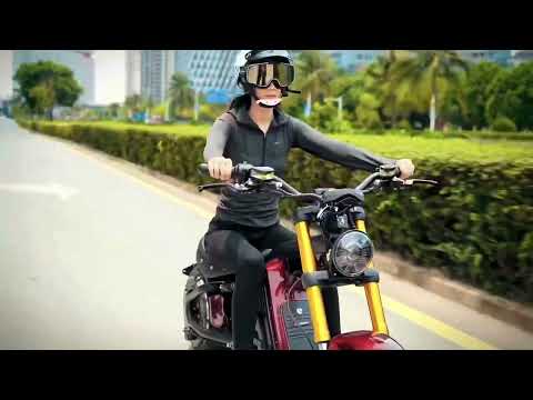 Rooder Knight mangosteen m8s 72v 4000w 80kmph electric chopper scooter Review