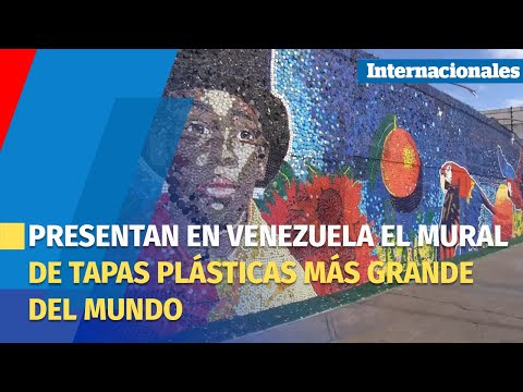 Presentan en Venezuela el mural de tapas plásticas más grande del mundo