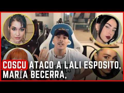 ¡COSCU ATACA sin PIEDAD a LALI, MARÍA BECERRA, NICKI NICOLE y LA JOAQUI: ¡CARETAS!