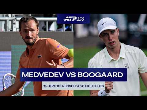 Daniil Medvedev vs. Thijs Boogaard Highlights | ‘s-Hertogenbosch 2026 Round 2