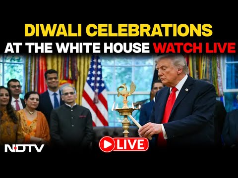 Diwali At White House WATCH LIVE | White House Diwali | Trump Celebrates Diwali At White House LIVE
