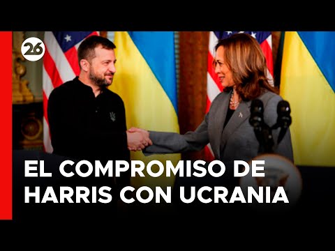 Harris promete a Zelenski que trabajará para que Ucrania prevalezca contra Rusia