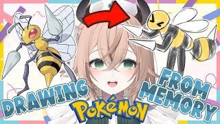 Nimi attempts to draw Pokémon from memory