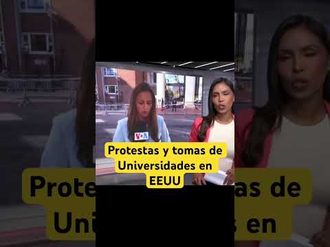 Enfrentamientos entre policías y activistas en Universidades