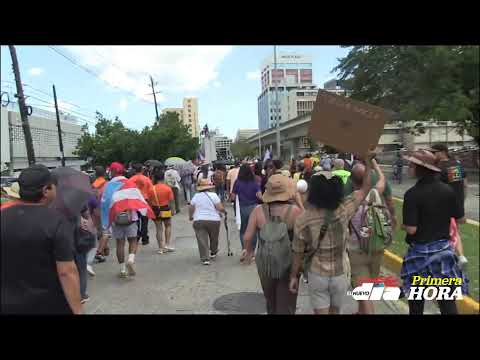 Marcha del 1ro de mayo:  Trabajadores se manifiestan desde la UPR-Río Piedras hasta la Milla de Oro
