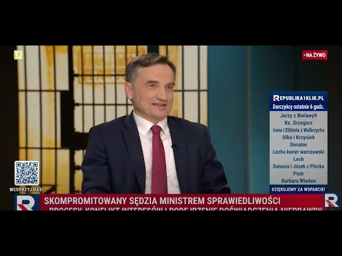 Ziobro: Żurek nie miał prawa! Składamy zawiadomienie do prokuratury | Republika Wieczór