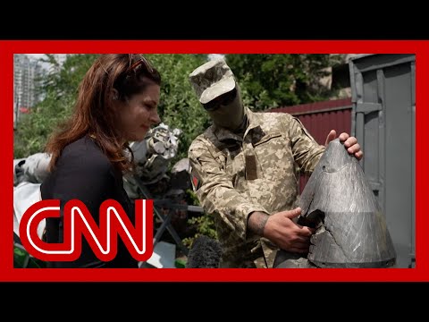 Ukrainian fighter shows off Russian hypersonic missile he shot down