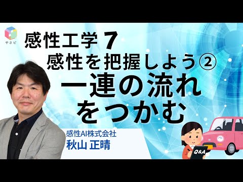 感性工学７「感性を把握しよう②一連の流れをつかむ」　秋山 正晴　感性AI株式会社