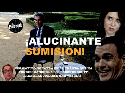 ¡ALUCINANTE SUMISIO?N  SOLO AYUSO DARA? PLANTO?N A SA?NCHEZ!