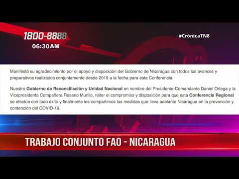Nicaragua sostuvo una video conferencia con la organización de las Naciones Unida