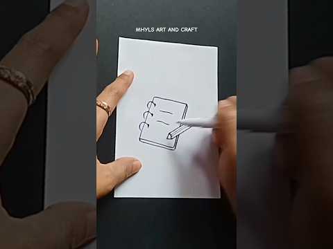 How to Draw Book and Pencil Easy Step by Step