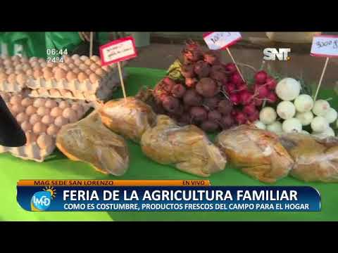 Arrancó la feria de la Agricultura Familiar en San Lorenzo