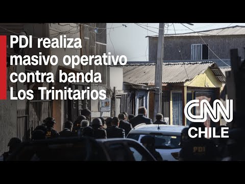 Realizan operativo en 15 comunas de la RM contra banda criminal internacional Los Trinitarios