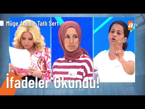 Verilen ifadeler okunuyor! - @Müge Anlı ile Tatlı Sert 21 Haziran 2022