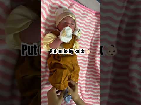 Put on baby sock #shorts