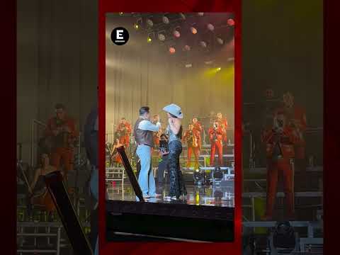 Ángela Aguilar grita que extraña a Christian Nodal en concierto