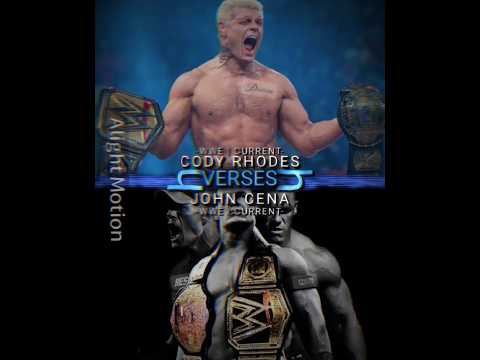 CODY RHODES VS JOHN CENA (Prediction) #wwe #johncena #codyrhodes  #wrestlemania41